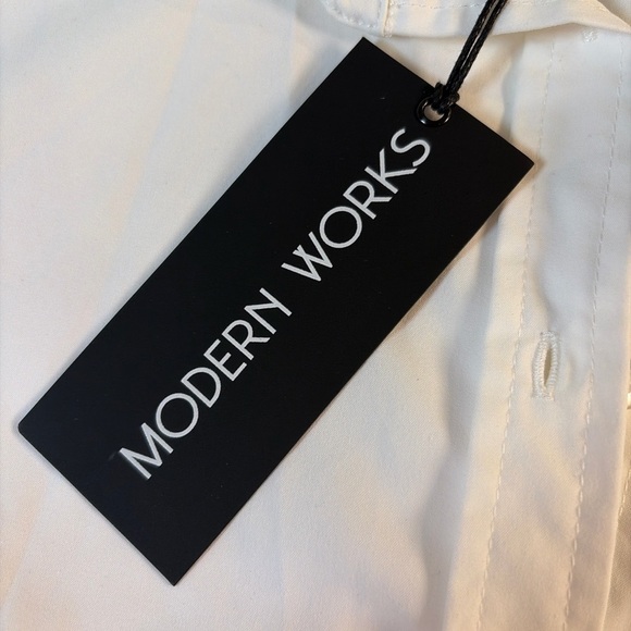 White Puff Sleeve Blouse 1395 - Picture 2 of 5